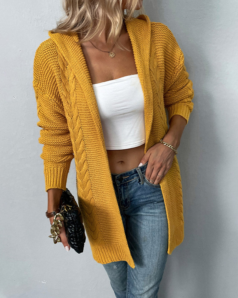 Fashion Casual Long Sleeve Sweater Jacket