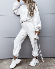 Hoodie Pants Casual Two-Piece Suit