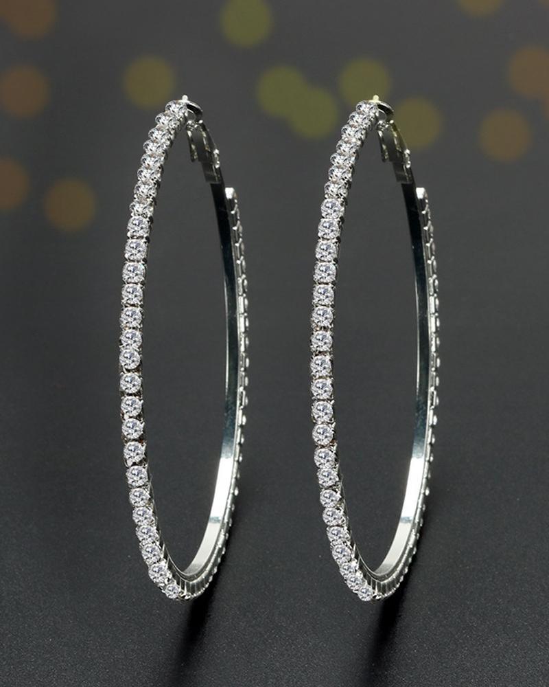 Exaggerated Circle Earrings