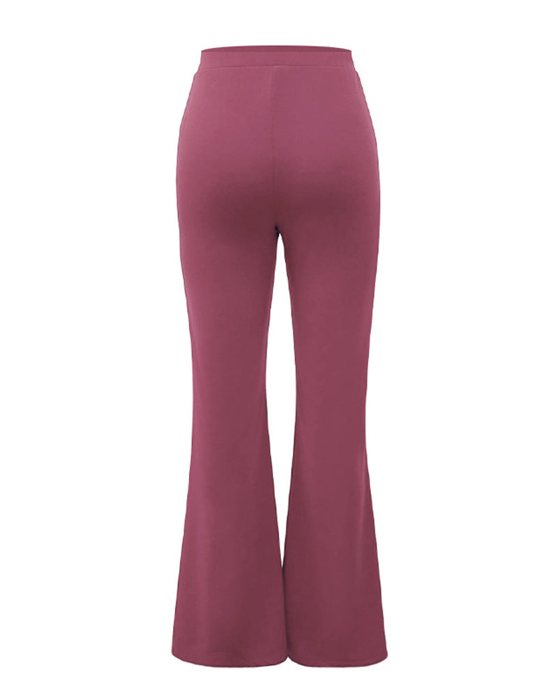 Casual Solid Color Pencil Pants