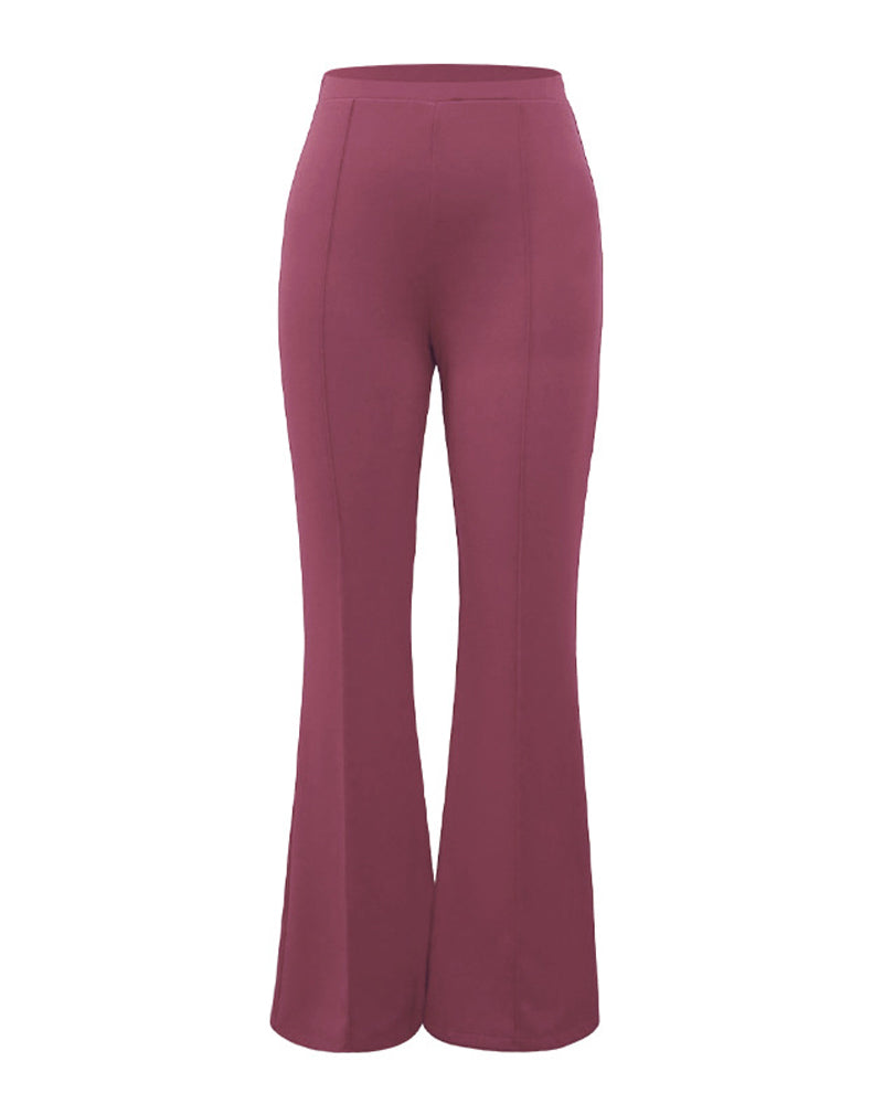 Casual Solid Color Pencil Pants