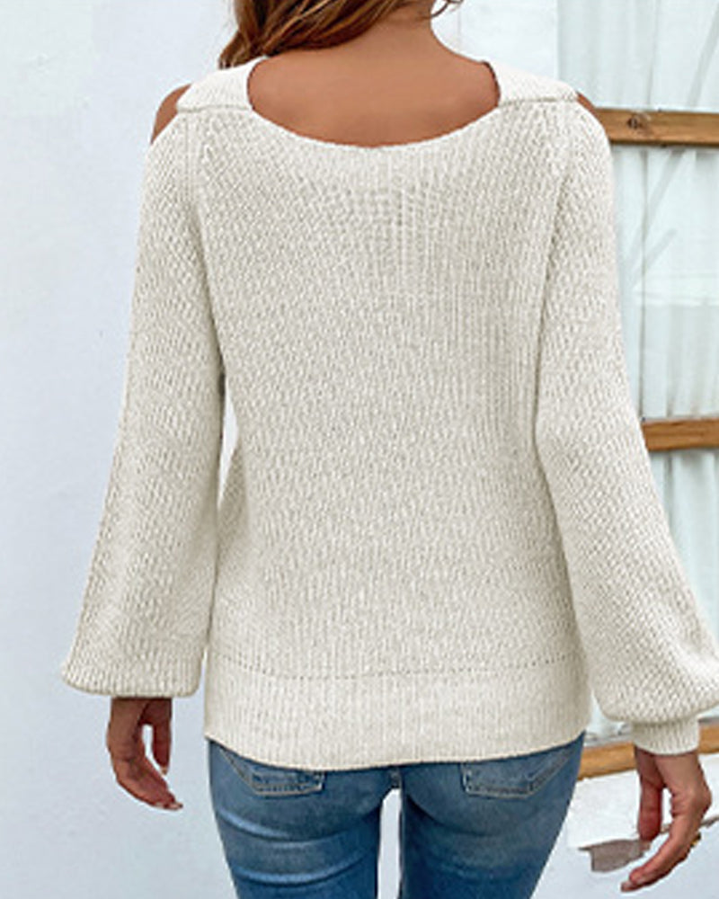 Fashion Casual Long Sleeve Sweater