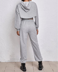 Vest Hoodie Pants Three-Piece Suit