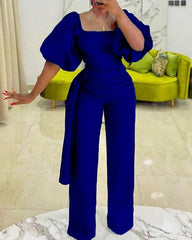 High waist style jumpsuit