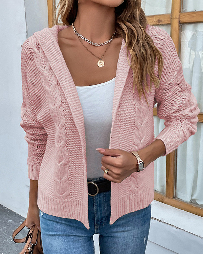 Fashion Casual Long Sleeve Sweater Jacket